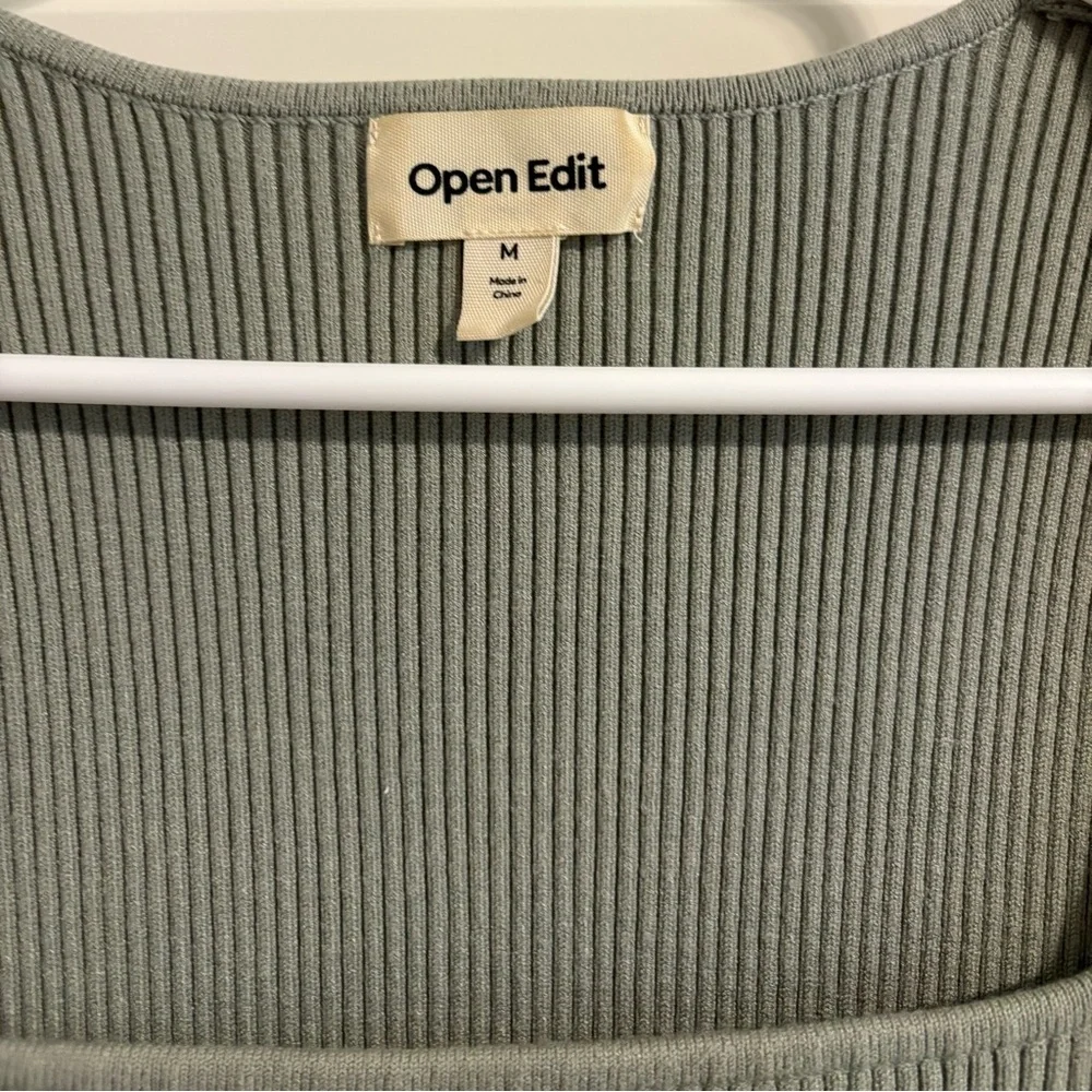 Open Edit Ribbed Sweater - Picture 2 of 3